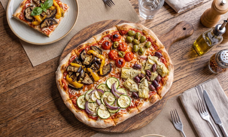 Roman Veggie Pizza